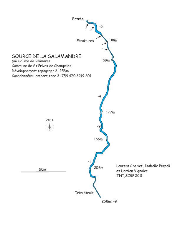 Topos SALAMANDRE - Plan